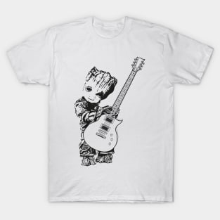 Baby Groot guitar electric T-Shirt